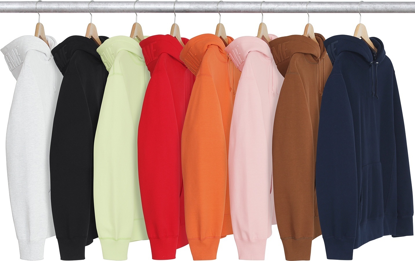Embossed Logo Hooded Sweatshirt